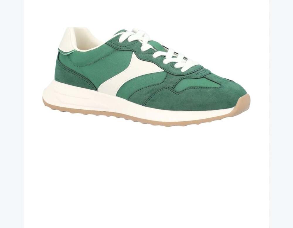 Time and Tru Women's Retro Inspired Sport Sneakers Green Size 9